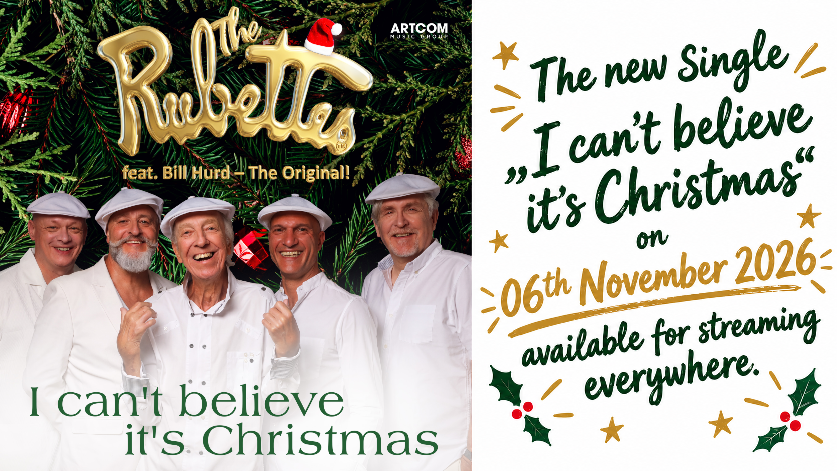 Titelbild Rubettes Christmas Single